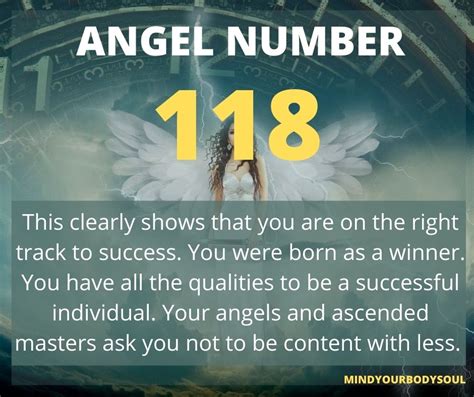 angel number 118.